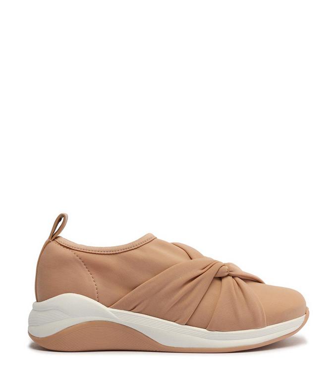 Tênis Infantil Slip On Nude Nó