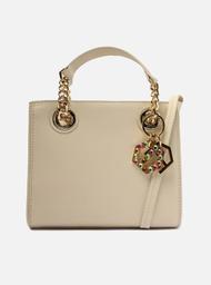 Tote Off-White Couro Jade Média Panacota