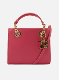 Tote Rosa Couro Jade Média