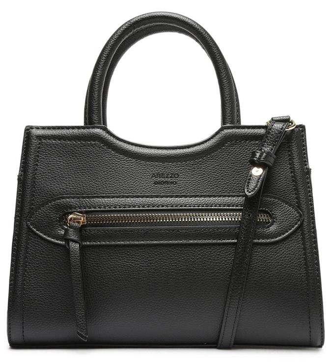 Bolsa Tote Preta Média Bolso