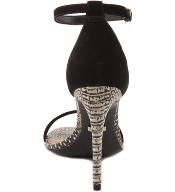 Sandália Isabelli Python Preta