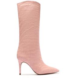 Bota Rosa Soft Croco Cano Alto Miranda
