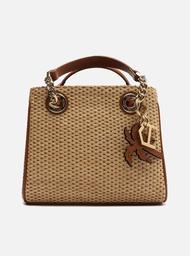 Bolsa Tote Marrom Jade Média Palha