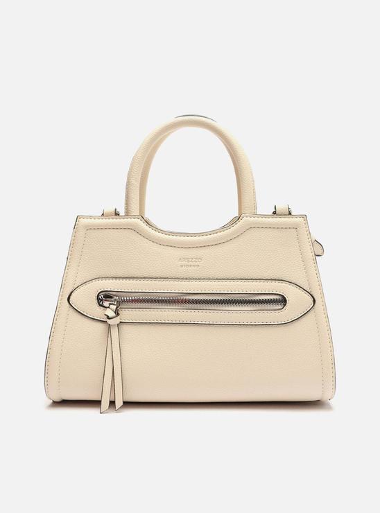 Bolsa Tote Off-White Média Bolso